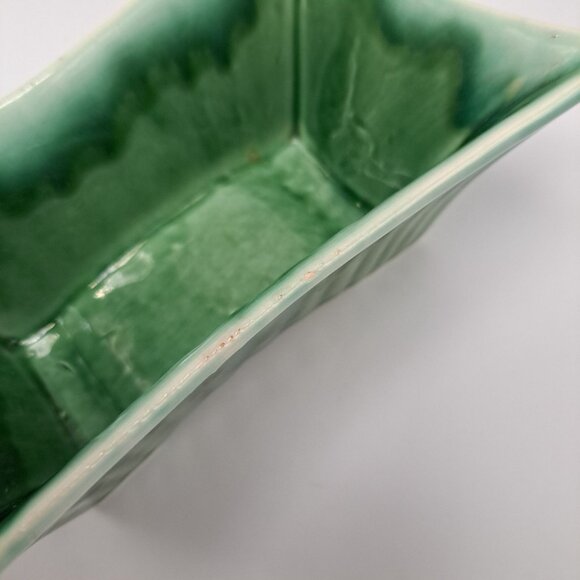 Marietta Modern Green Drip Glaze Planter Cactus Indoor Mid Century Modern Decor - Picture 7 of 14